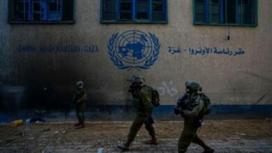 مقبوضہ بیت المقدس میں اسرائیلی فوج کا یواین امدادی ایجنسی کے دفتر پر حملہ