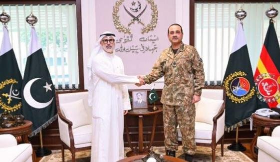فیلڈ مارشل سے کویتی وزیر خارجہ کی ملاقات، باہمی دلچسپی و علاقائی سلامتی امور پر گفتگو فیلڈ مارشل سے کویتی وزیر خارجہ کی ملاقات، باہمی دلچسپی و علاقائی سلامتی امور پر گفتگو
