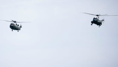 Helicopter Carrying Trump Flies Near Passenger Jet in Washington Airspace