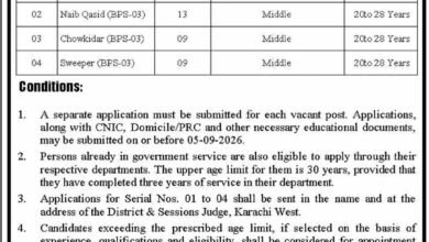 Bailiff Jobs in Karachi 2026 – Latest Vacancy & Apply Bailiff Jobs in Karachi 2026 – Latest Vacancy & Apply