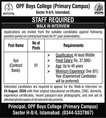 Associate Professor Jobs in Islamabad 2026 – Latest Vacancy & Apply
