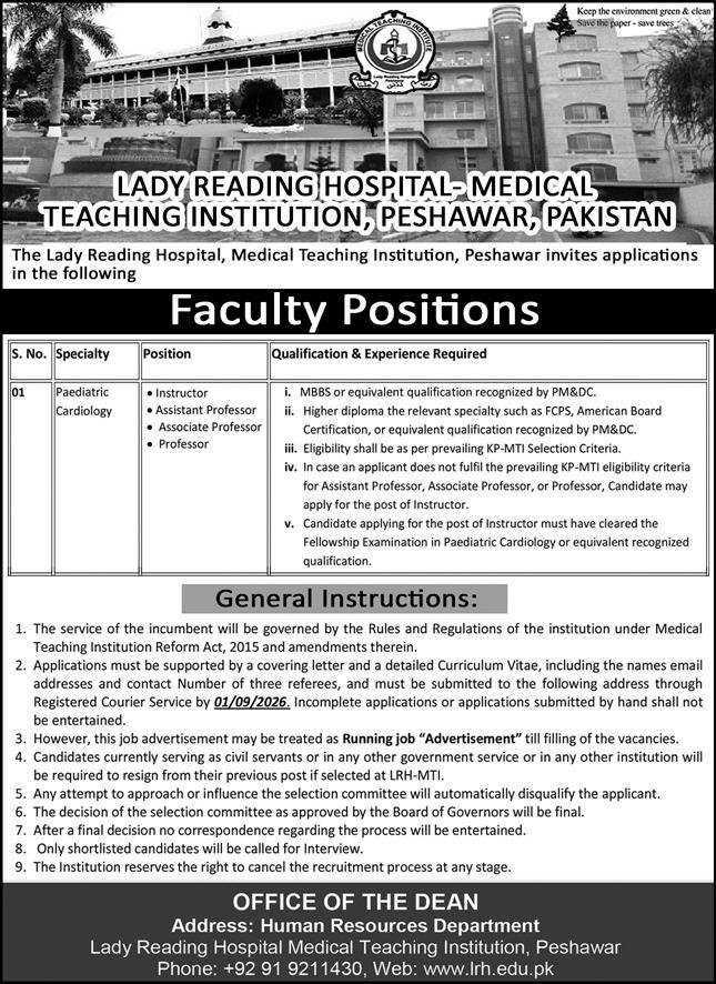 Instructor Jobs in Peshawar 2026 – Latest Vacancy & Apply