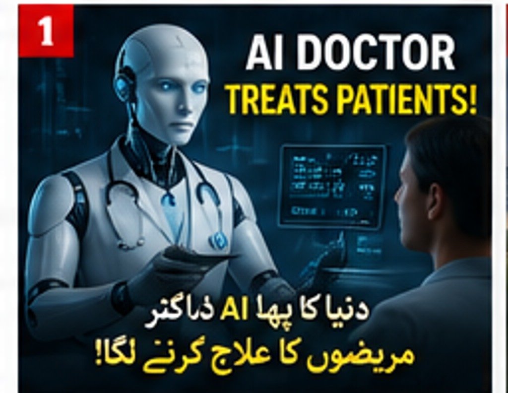 World’s First AI Doctor? How Artificial Intelligence Could Change Healthcare|دنیا کا پہلا AI ڈاکٹر؟ مصنوعی ذہانت علاج کا طریقہ بدل سکتی ہے!