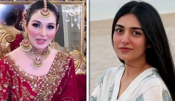 سارہ خان کے برائیڈل میک اوور پر مداحوں کی تنقید سارہ خان کے برائیڈل میک اوور پر مداحوں کی تنقید