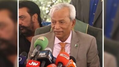 میری معلومات کے مطابق میر رضا نے خودکشی نہیں کی: گورنر سندھ نہال ہاشمی میری معلومات کے مطابق میر رضا نے خودکشی نہیں کی: گورنر سندھ نہال ہاشمی