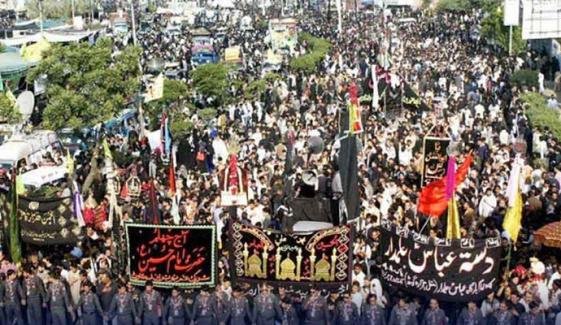 ملک بھر میں شہدائے کربلا کے چہلم کے جلوس برآمد ملک بھر میں شہدائے کربلا کے چہلم کے جلوس برآمد