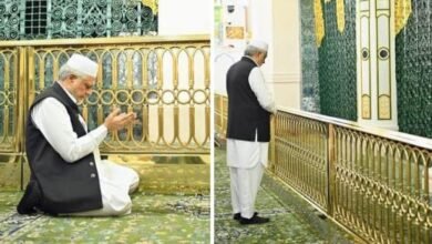 اسحاق ڈار کی مسجد نبوی ﷺ میں حاضری، پاکستان کی ترقی کیلئے دعا