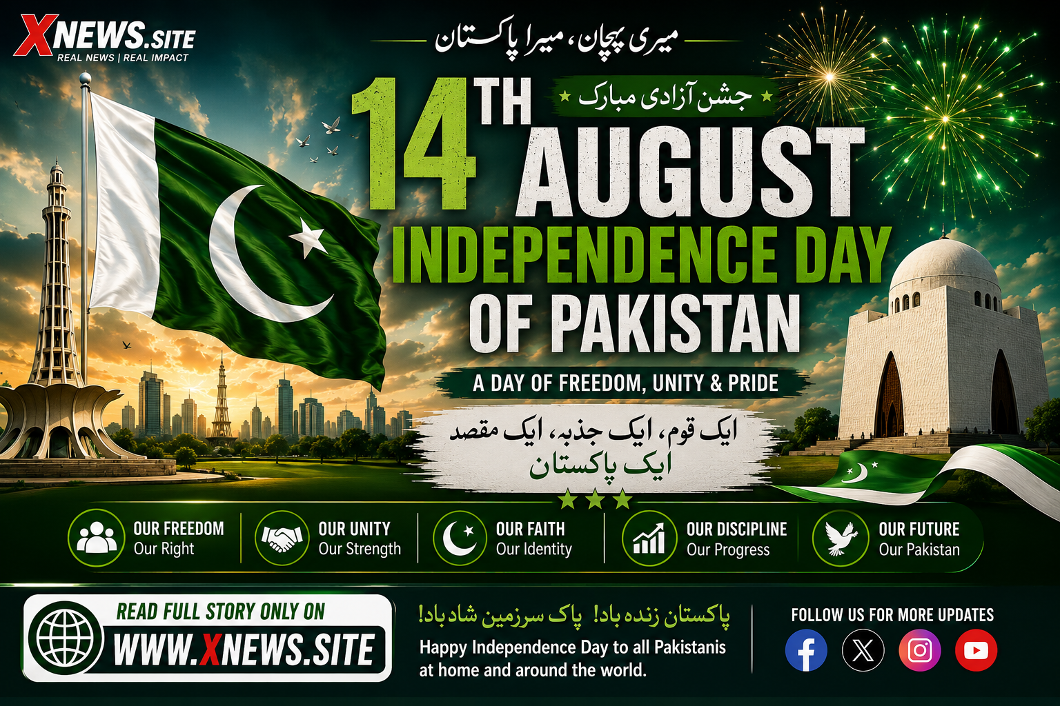 14th August Independence Day of Pakistan – History, Significance, Celebrations & National Pride 14th August Independence Day of Pakistan – History, Significance, Celebrations & National Pride