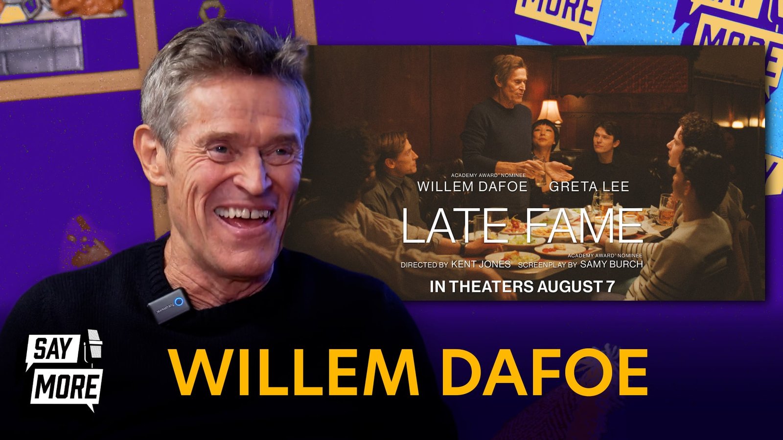Willem Dafoe talks Late Fame and how he approached his viral photo shoot Willem Dafoe talks Late Fame and how he approached his viral photo shoot