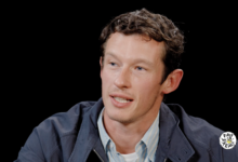 Callum turner takes on the Hot Ones spicy wings, keeps his cool