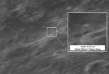 One lucky orbiter caught the SpaceX rocket crash site on moon
