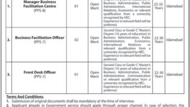Business Facilitation Officer Jobs in Islamabad 2026 – Latest Vacancy & Apply